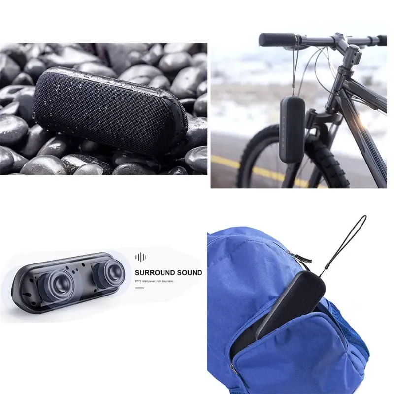 HAVIT M69 Haut-parleur Bluetooth portable - 8 W - Noir