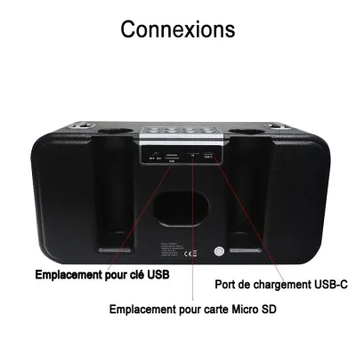 HAVIT SK956BT Haut-parleur Bluetooth portable