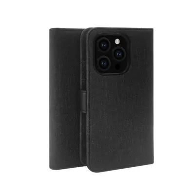 Étui de cellulaire Folio avec porte-carte pour iPhone 15 Pro - Noir