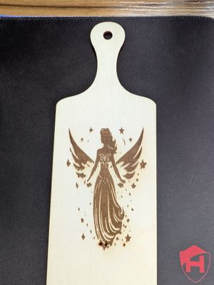 Planches d'art en bois avec dessin laser