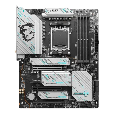 Carte mère MSI X670E Gaming Plus WiFi, ATX - prend en charge les processeurs de bureau AMD Ryzen série 9000/8000/7000, avec DDR5 jusqu’à 192 Go de mémoire maximale, port d’affichage / HDMI