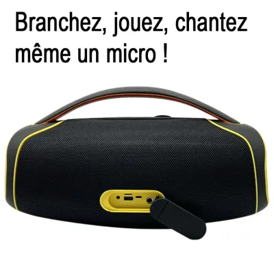 Haut-parleur Bluetooth portatif RAGE AUDIO avec rétroéclairage - 60 W