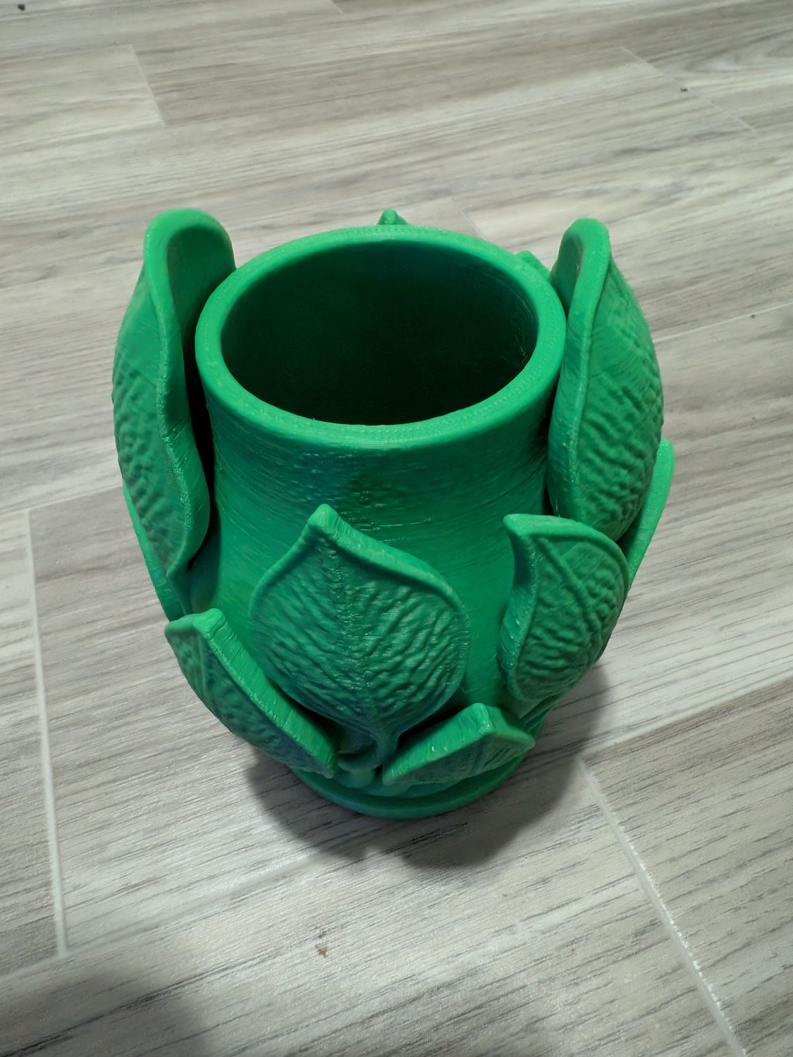 Organiseur d'art en forme de feuille