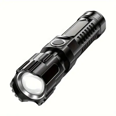 Lumineuse Rechargeable, 3 Modes d'Eclairage, Stroboscope Haut-Bas, 5.12 pouces, Câble USB Inclus, Idéale pour les Aventures en Plein Air