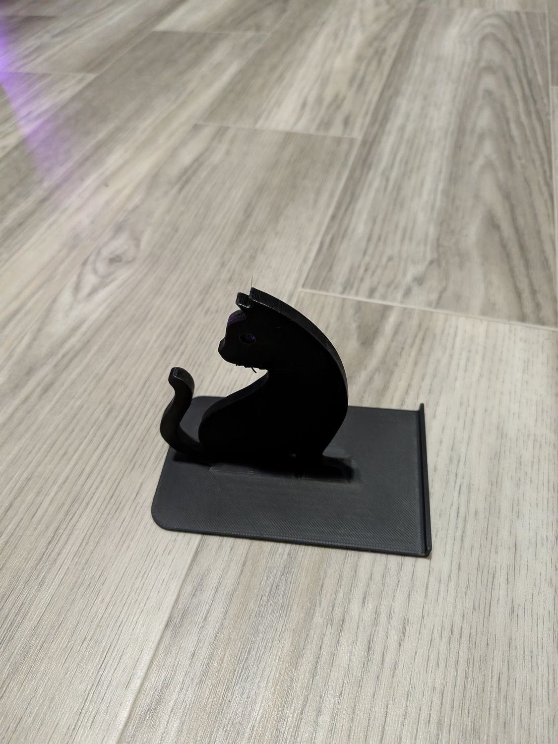 support pour téléphone portable avec chat