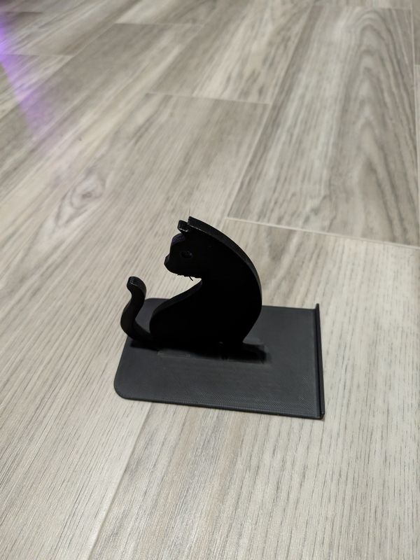 support pour téléphone portable avec chat