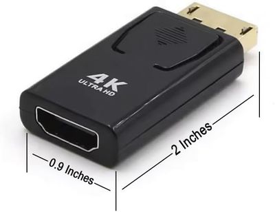 adaptateurs DisplayPort vers HDMI plaqué or [mâle] vers HDMI 1080p [femelle]