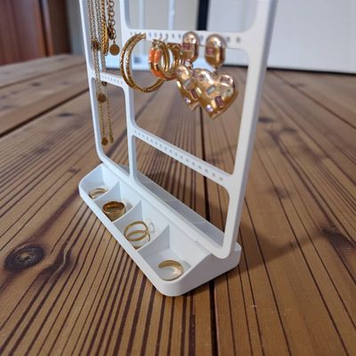 Organisateur de bijoux pour boucles d’oreilles, bagues et colliers