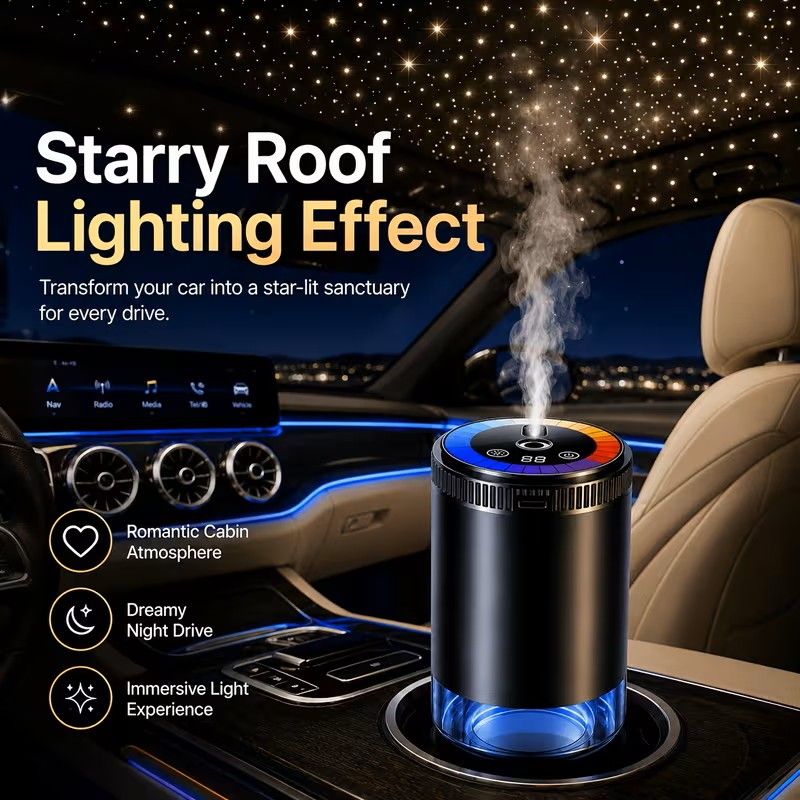 Diffuseur de voiture, désodorisant/parfum d'intérieur intelligent pour voiture