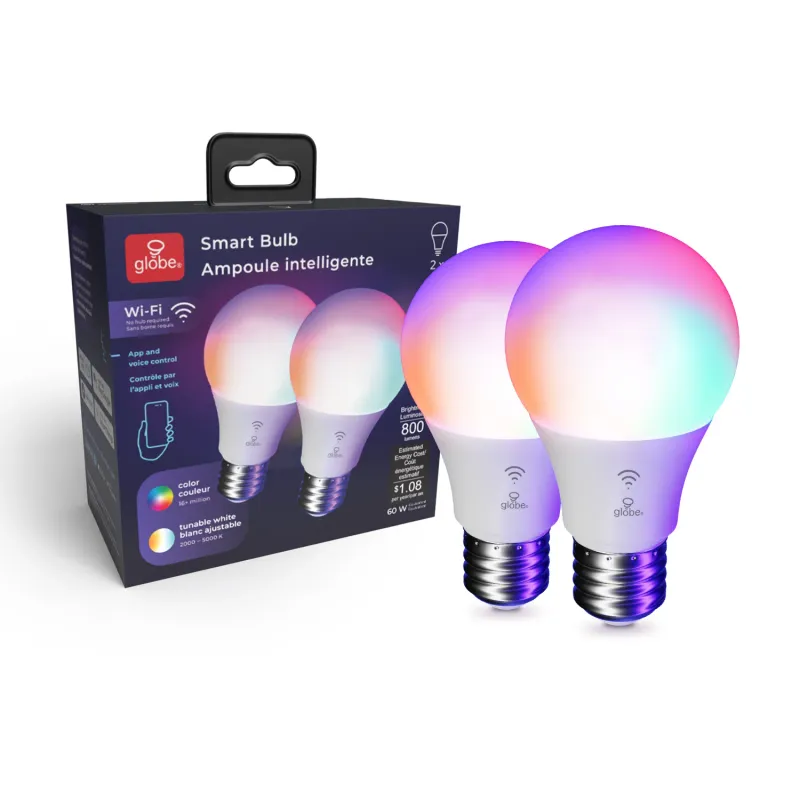 Lot de 2 ampoules Smart Buld Ampoule Intelligente
