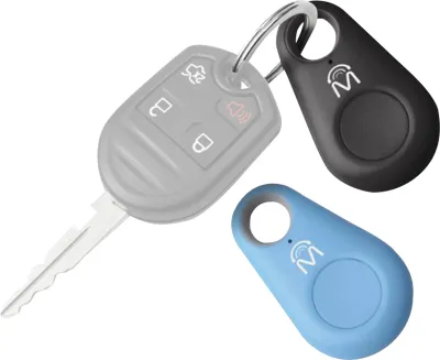 Dispositifs de suivi de clés Bluetooth, paquet de 2