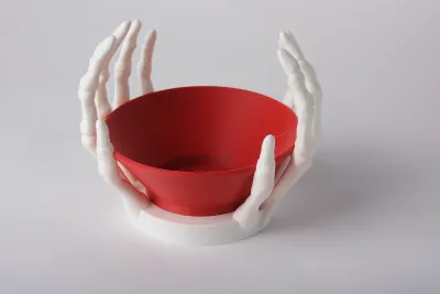 Bol de bonbons Skeleton Hands – Décor d’Halloween effrayant