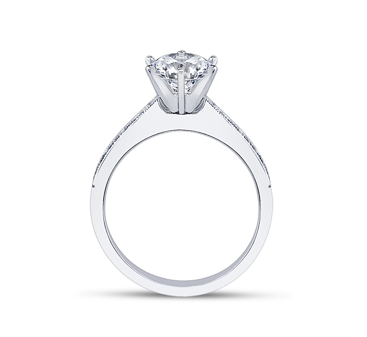 Ladies Platinum Diamond Engagement Ring