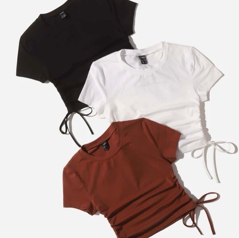 Crop-Top Drawstring
