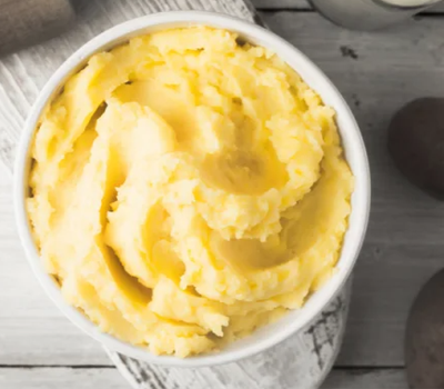 Écrasé de pomme de terre à la truffe poêlée de légumes de saison