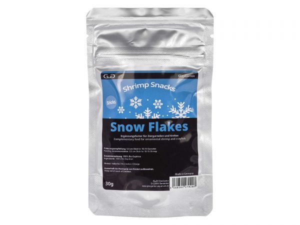 GlasGarden Shrimp Snacks Snow Flakes 30g