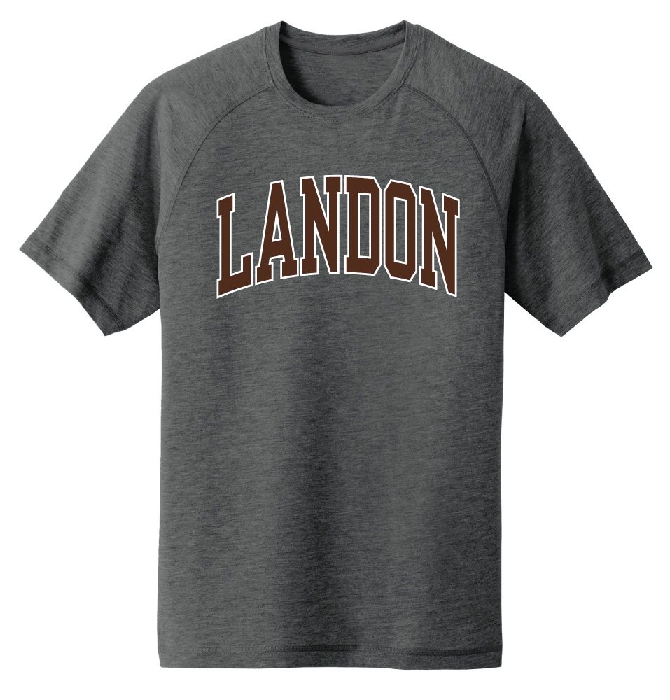 ES-Sport Tri-Blend Youth Dark Grey Performance Tee