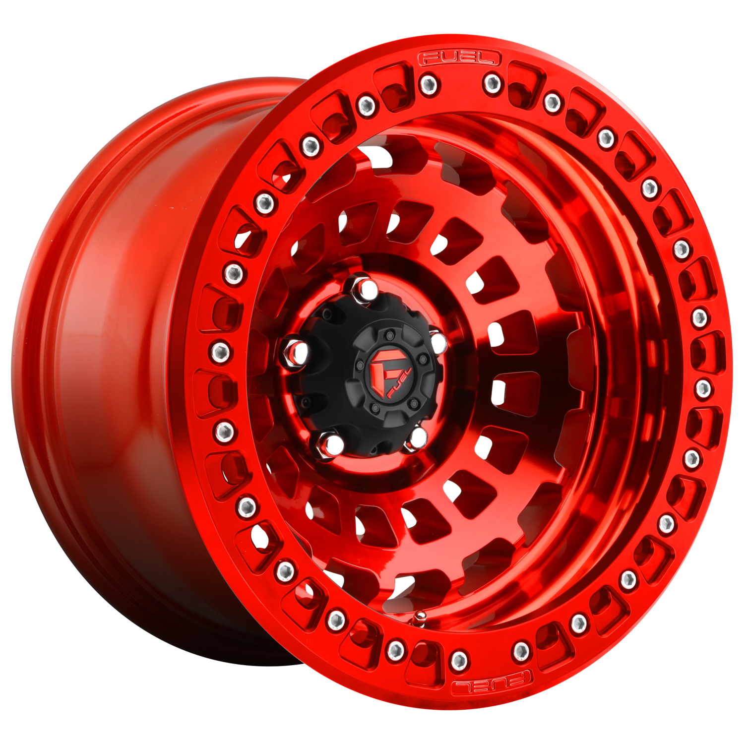 FUEL 1PC ZEPHYR BL - OFF ROAD ONLY CANDY RED