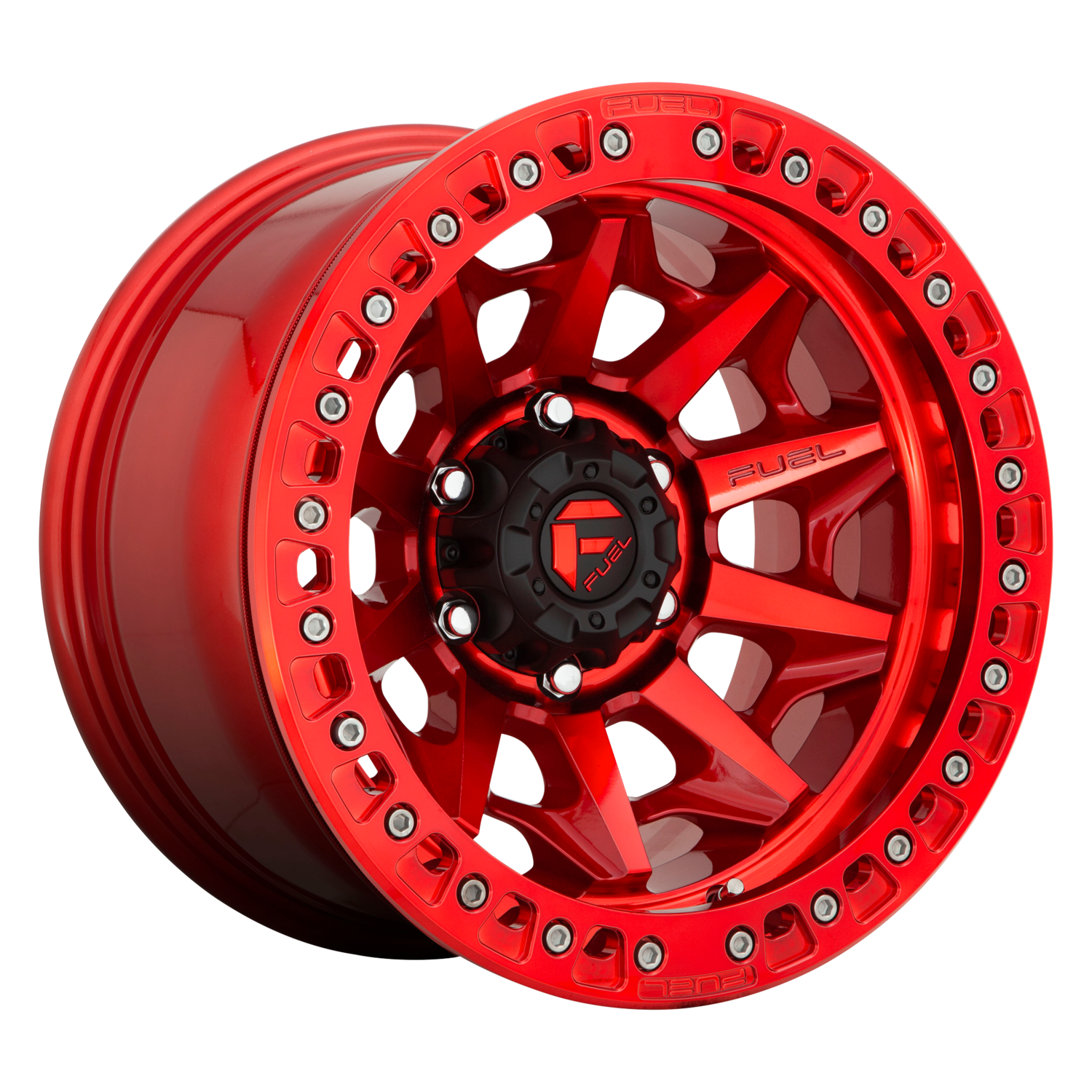 FUEL 1PC COVERT BL - OFF ROAD ONLY CANDY RED