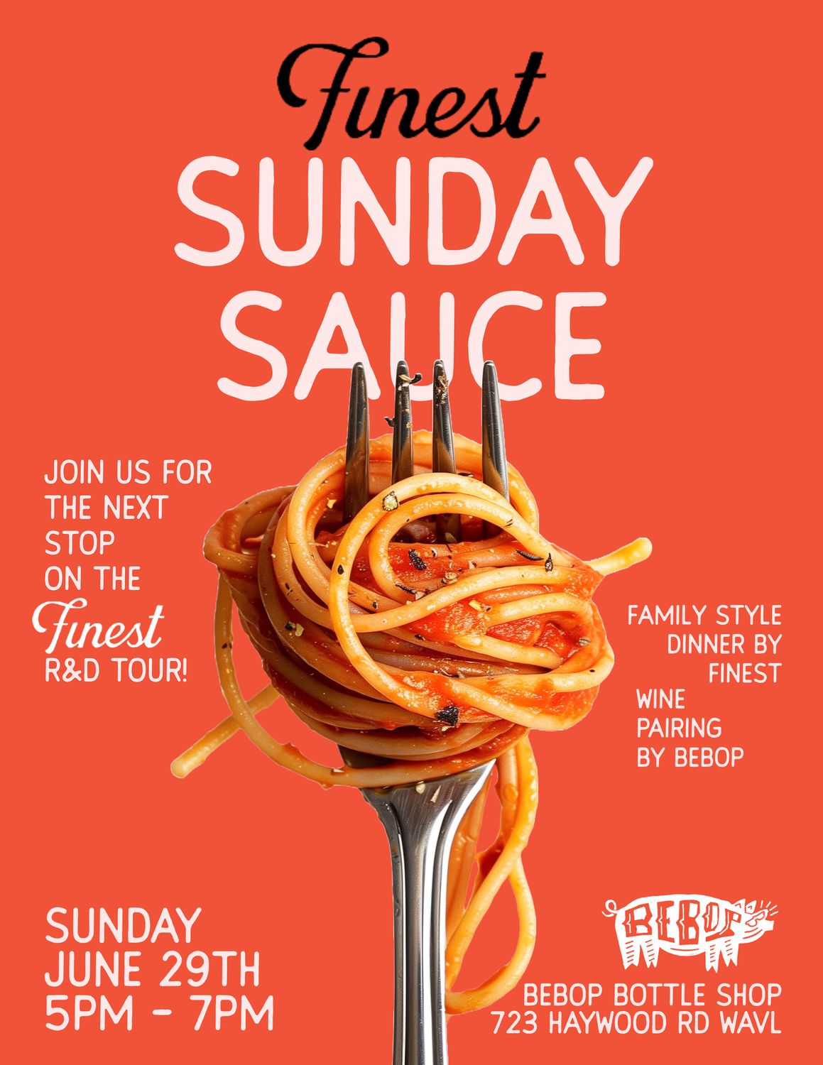 Sunday Family Dinner with Finest
