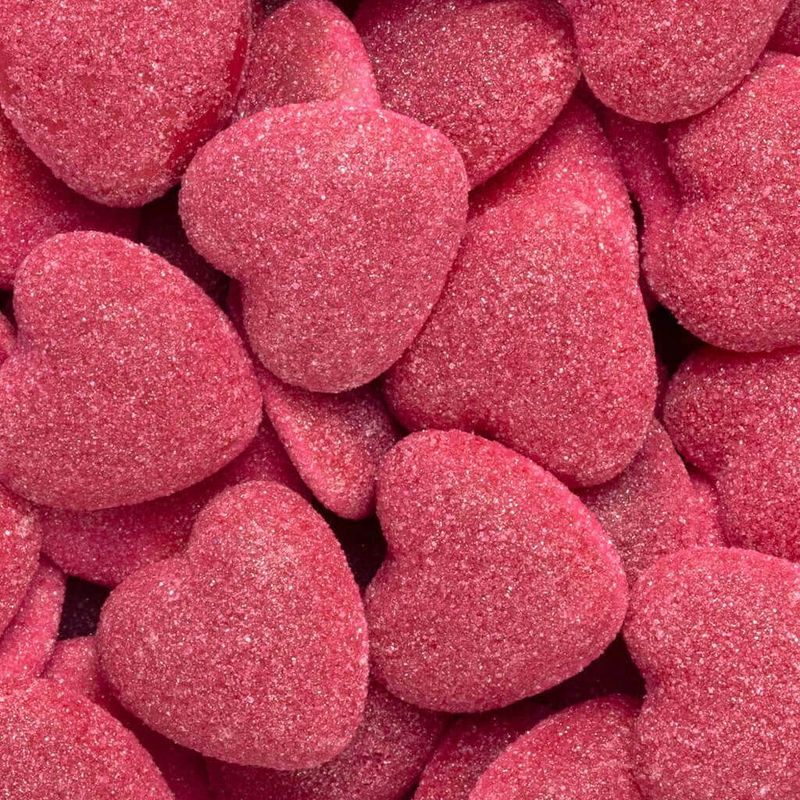 CORAZONES RELLENOS ROSAS