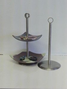 Aanraku Two Tiered Tea Server Hardware or Plate Holder
