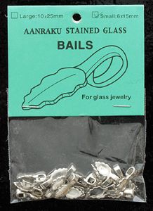 AANRAKU Small Silver Plated Jewelry Bails