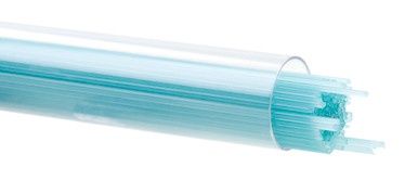 BULLSEYE GLASS 000116-0107-F-TUBE Turquoise Blue Opal, 1mm Stringer