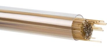 BULLSEYE GLASS 001119-0107-F-TUBE Sienna Transparent, 1mm Stringer