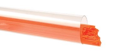 BULLSEYE GLASS 000125-0507-F-TUBE Orange Opal, 0.5mm Stringer