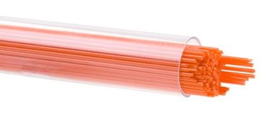 BULLSEYE GLASS 000125-0107-F-TUBE Orange Opal, 1mm Stringer