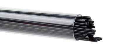 BULLSEYE GLASS 000100-0272-F-TUBE Black  Opal, 2mm Stringer