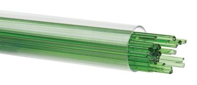 BULLSEYE GLASS 001107-0272-F-TUBE Light Green Transparent, 2mm Stringer