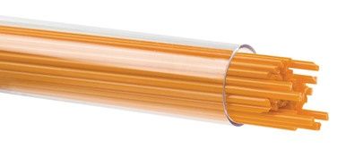 BULLSEYE GLASS 000321-0272-F-TUBE - Base Pumpkin Orange Opal Stringer