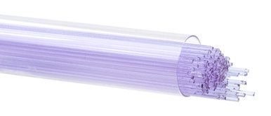BULLSEYE GLASS 001442-0107-F-TUBE Neo-Lavender Shift Transparent, 1mm Stringer
