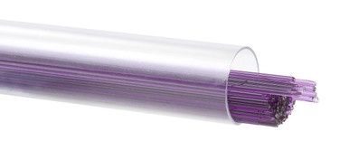 BULLSEYE GLASS 001234-0107-F-TUBE Violet Striker Transparent, 1mm Stringer