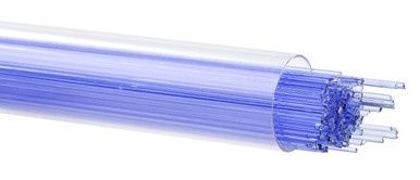 BULLSEYE GLASS 001414-0107-F-TUBE Light Sky Blue Transparent, 1mm Stringer