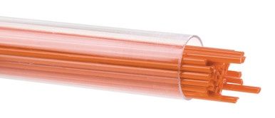BULLSEYE GLASS 000125-0272-F-TUBE Orange  Opal, 2mm Stringer