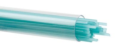BULLSEYE GLASS 000116-0272-F-TUBE Turquoise Blue  Opal, 2mm Stringer