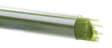 BULLSEYE GLASS 000212-0107-F-TUBE Olive Green Opal, 1mm Stringer