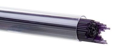 BULLSEYE GLASS 001128-0107-F-TUBE Deep Royal Purple Transparent, 1mm Stringer