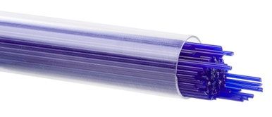 BULLSEYE GLASS 000147-0107-F-TUBE Deep Cobalt Blue Opal, 1mm Stringer