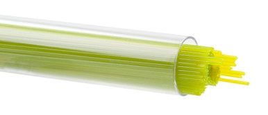 BULLSEYE GLASS 000217-0107-F-TUBE Green Gold Opal, 1mm Stringer