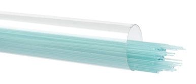 BULLSEYE GLASS 000116-0507-F-TUBE Turquoise Blue Opal, 0.5mm Stringer