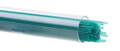 BULLSEYE GLASS 000141-0107-F-TUBE Dark Forest Green Opal, 1mm Stringer