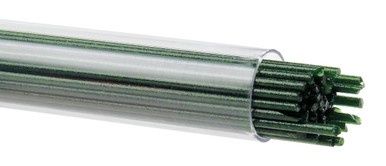BULLSEYE GLASS 001112-0272-F-TUBE Aventurine Green Transparent, 2mm Stringer