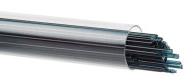 BULLSEYE GLASS 001108-0272-F-TUBE Aquamarine Blue Transparent, 2mm Stringer