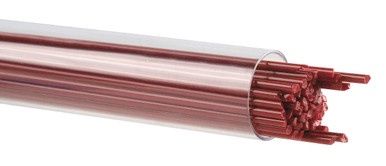 BULLSEYE GLASS 000224-0272-F-TUBE - Base Deep Red Opal Stringer