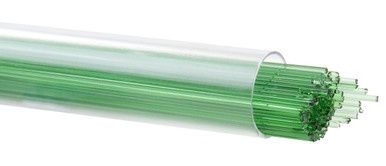 BULLSEYE GLASS 001107-0107-F-TUBE Light Green Transparent, 1mm Stringer