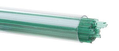 BULLSEYE GLASS 001417-0107-F-TUBE Emerald Green Transparent, 1mm Stringer